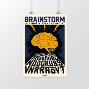 Poster Brainstorm – La tempête avant le projet