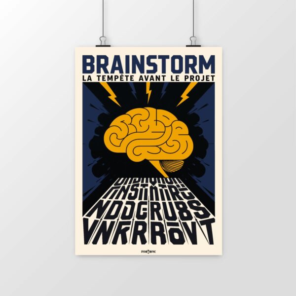 Poster Brainstorm – La tempête avant le projet