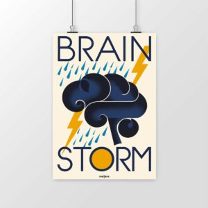 Poster Brainstorm – La tempête avant le projet