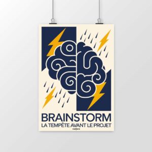 Poster Brainstorm – La tempête avant le projet