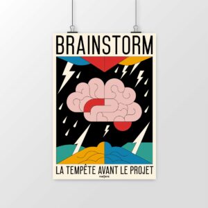 Poster Brainstorm – La tempête avant le projet