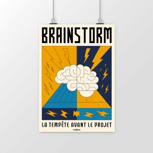 Poster Brainstorm – La tempête avant le projet