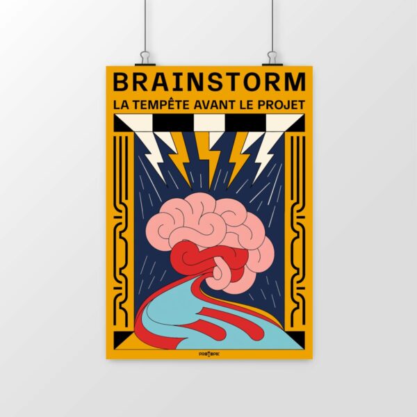 Poster Brainstorm – La tempête avant le projet